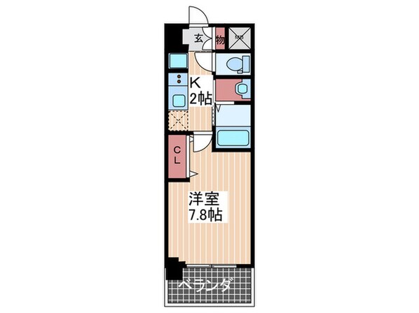 ＥＣ広島国泰寺の物件間取画像